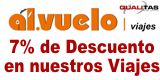 Cup&oacute;n Descuento Madrid Agencia de Viajes 7% de descuento Al.vuelo.es