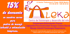 Cup&oacute;n Descuento Medicina y Salud Madrid Fisioterapia Infantil curso