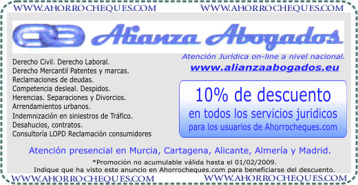 Cup&oacute;n Descuento Alianza Abogados