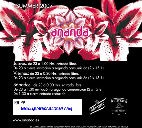 Flyer Ananda