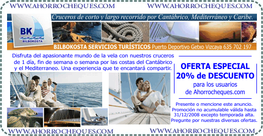 Cup&oacute;n Descuento Bilbokosta servicios turisticos cruceros