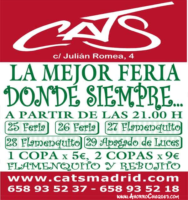 Flyer Cats Madrid 