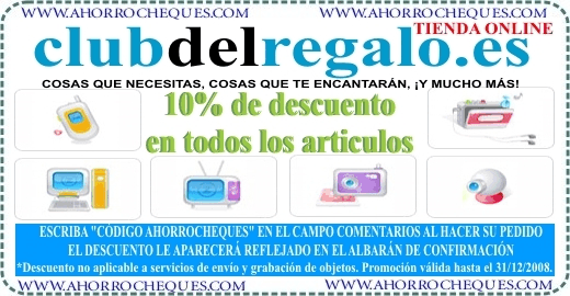 10% de Descuento en Todos los Art&iacute;culos www.clubdelregalo.es