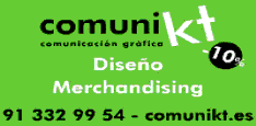 Comunikt dise&ntilde;o impresion displays 10% descuento