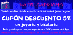 Cup&oacute;n descuento Datelcapricho.com Tienda Online Compras Internet