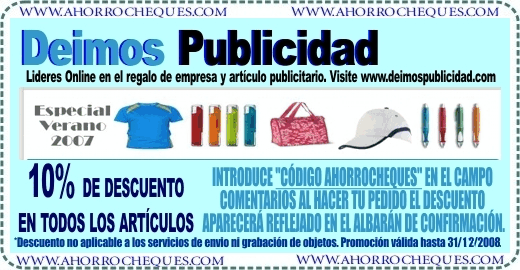 10% de Descuento en Todos los Art&iacute;culos www.deimospublicidad.com