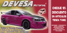Cup&oacute;n Descuento Tuning Alicante Devesa Motoring