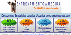 C&oacute;digo Promocional Entrenamiento a Medida