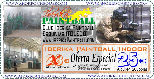 Iberica Paintball Toledo Precio Especial Ahorra 3 &euro;