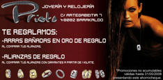 Joyer&iacute;a Prieto regalo por compras