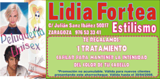Zaragoza Estil&iacute;smo Lidia Fortea Cup&oacute;n Descuento peluquer&iacute;a