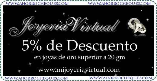 Mijoyeriavirtual.com 5% Descuento en oro