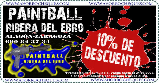 Paintball Ribera del Ebro 10% Descuento