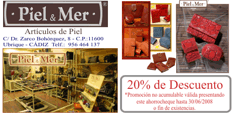 Cup&oacute;n descuento Piel&Mer art&iacute;culos de piel carteras monederos C&aacute;diz