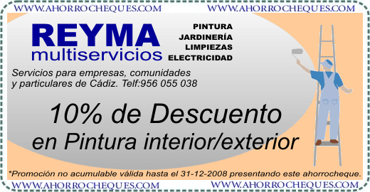 Cup&oacute;n Descuento C&aacute;diz RRHH Selecci&oacute;n de personal Reyma Multiservicios