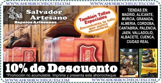 Salvador Artesano 10% de descuento