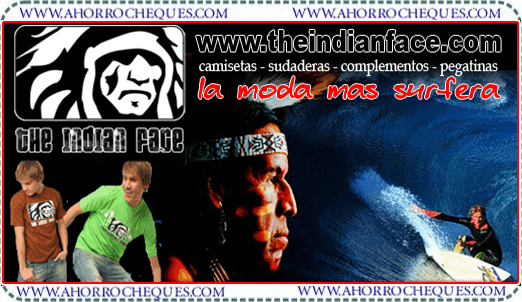 C&oacute;digos Promocionales Theindianface.com Moda surfera camisetas gorras