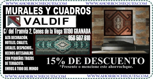 Valdif Murales y Cuadros 15% Descuento 